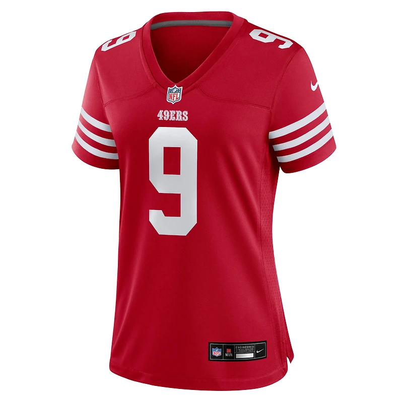 Women's Nike Skyy Moore  Scarlet San Francisco 49ers Team Game Jersey