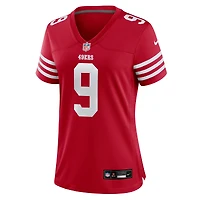 Women's Nike Skyy Moore  Scarlet San Francisco 49ers Team Game Jersey