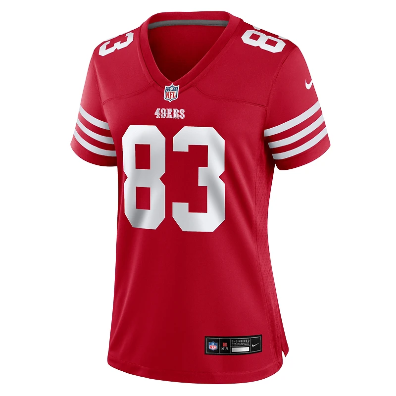 Maillot de match Nike Terique Owens Scarlet pour femme des 49ers San Francisco