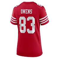 Women's Nike Terique Owens  Scarlet San Francisco 49ers Team Game Jersey