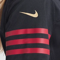 Maillot Nike The Faithful noir pour femme des San Francisco 49ers, collection Rivalries 2025