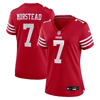 Women's Nike Thomas Morstead  Scarlet San Francisco 49ers Team Game Jersey
