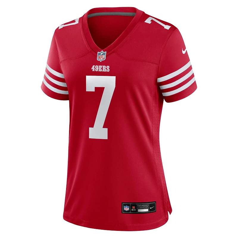 Women's Nike Thomas Morstead  Scarlet San Francisco 49ers Team Game Jersey