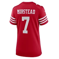 Women's Nike Thomas Morstead  Scarlet San Francisco 49ers Team Game Jersey