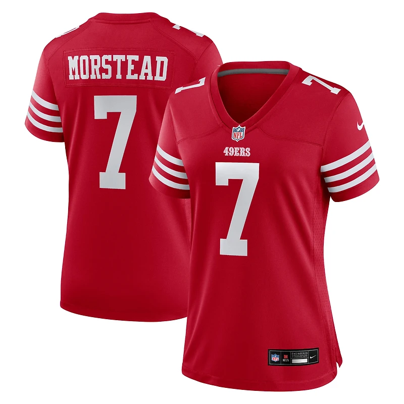 Women's Nike Thomas Morstead  Scarlet San Francisco 49ers Team Game Jersey