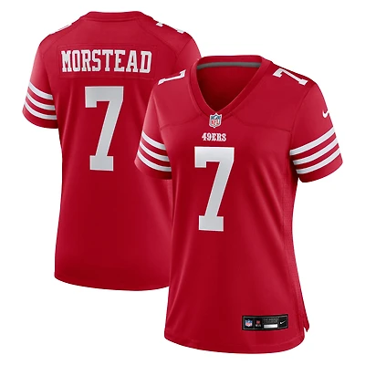 Women's Nike Thomas Morstead  Scarlet San Francisco 49ers Team Game Jersey