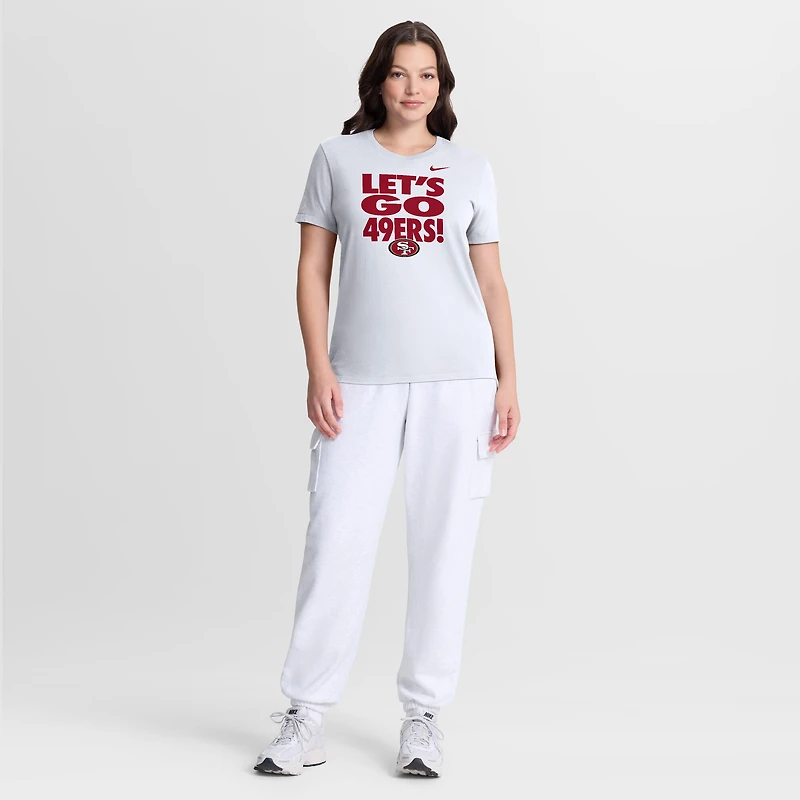 Women's Nike White San Francisco 49ers Primetime T-Shirt