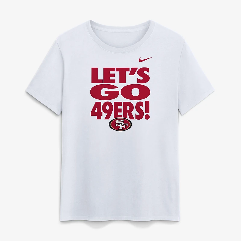 Women's Nike White San Francisco 49ers Primetime T-Shirt