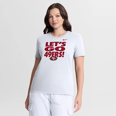 Women's Nike White San Francisco 49ers Primetime T-Shirt