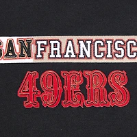 Women's Pro Standard Black San Francisco 49ers Split Logo Full-Zip Hoodie