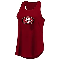 Women's Profile  Scarlet San Francisco 49ers Plus Basic Tank Top