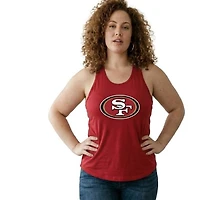 Women's Profile  Scarlet San Francisco 49ers Plus Basic Tank Top