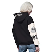 Women's Starter  Black San Francisco 49ers 4th Down Full-Zip Hoodie