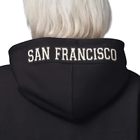 Women's Starter  Black San Francisco 49ers 4th Down Full-Zip Hoodie