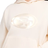 Women's Starter  Cream San Francisco 49ers Pastels Relaxed Travel Hoodie