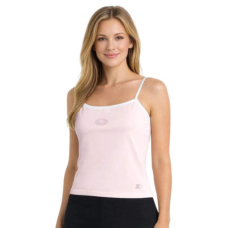 Débardeur Starter rose pastel pour femme, San Francisco 49ers