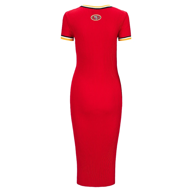 Women's STAUD  Scarlet/Gold San Francisco 49ers Colleen Dress