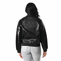 Veste à sequins noire San Francisco 49ers pour femme The Wild Collective