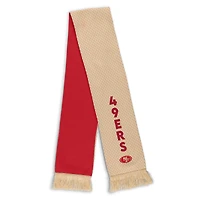 Women's WEAR by Erin Andrews San Francisco 49ers Tonal Microcheck Scarf & Glove Set