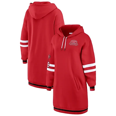 Women's WEAR by Erin Andrews Scarlet San Francisco 49ers Hoodie Dress