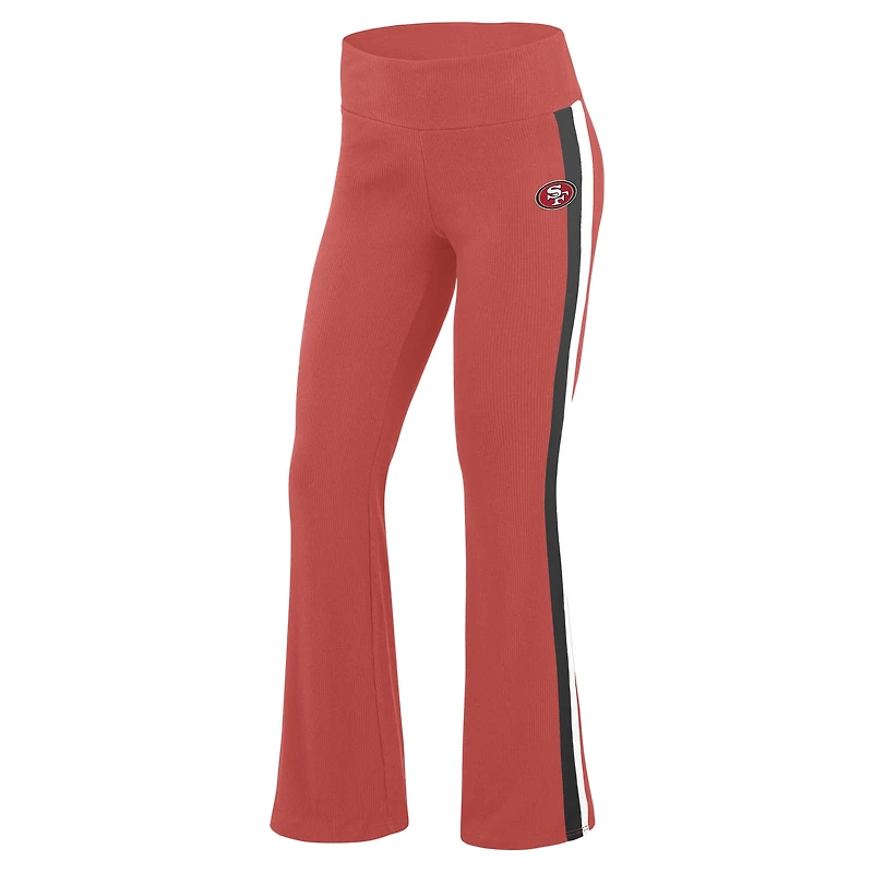 Women's WEAR by Erin Andrews Scarlet San Francisco 49ers Tri-Blend Yoga Pants