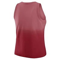 Débardeur ombré Scarlet San Francisco 49ers pour femme WEAR by Erin Andrews x Gracie Hunt