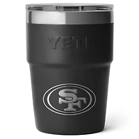 Gobelet empilable YETI Rambler des 49ers de San Francisco (473 ml) avec couvercle Magslider