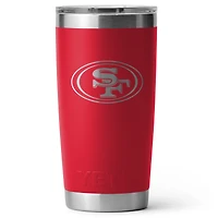Gobelet Rambler YETI San Francisco 49ers Primary 590 ml avec couvercle Magslider