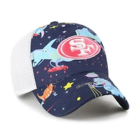 Youth '47  Navy San Francisco 49ers Space Dino Adjustable Trucker Hat