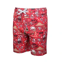 Maillot de bain Luau des 49ers San Francisco pour jeunes Wes & Willy Scarlet