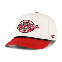 Casquette ajustable Freemont Hitch '47 Natural pour jeunes des 49ers de San Francisco
