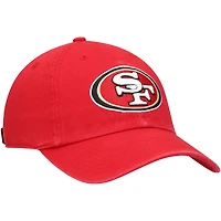 Youth '47 Scarlet San Francisco 49ers Logo Clean Up Adjustable Hat