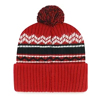 Youth '47 Scarlet San Francisco 49ers Polar Vortex Cuffed Knit Hat with Pom