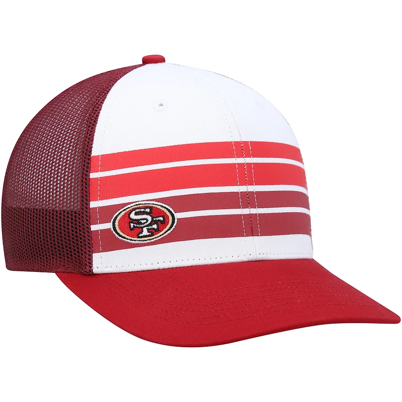 Casquette snapback San Francisco 49ers Cove '47 blanche/écarlate pour jeune