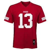 Maillot réplique de joueur Brock Purdy Scarlet des 49ers San Francisco pour jeunes