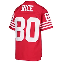 Maillot de joueur retraité Mitchell & Ness Jerry Rice Scarlet San Francisco 49ers 1990 Legacy