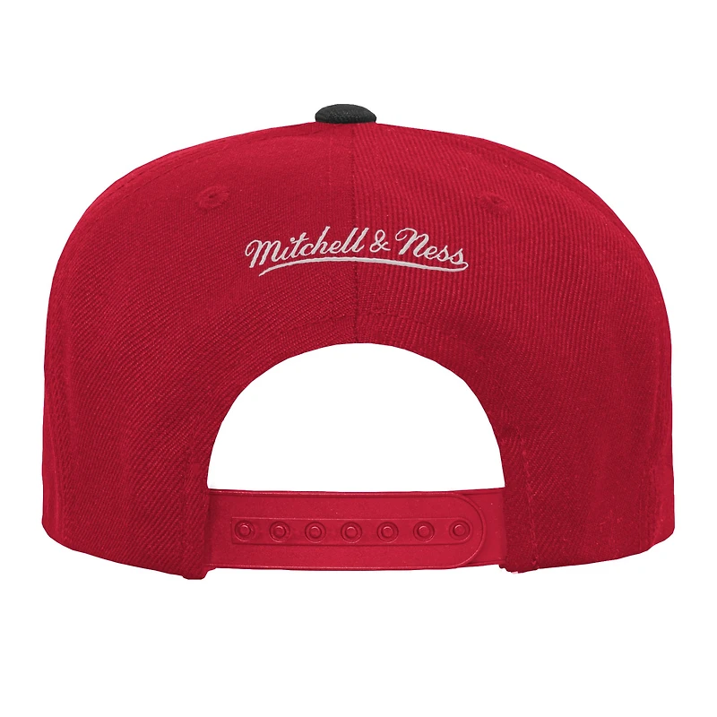 Casquette Snapback bicolore pour jeunes Mitchell & Ness Scarlet San Francisco 49ers Team