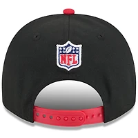 Casquette snapback A-Frame 9FIFTY noire/écarlate New Era pour jeunes San Francisco 49ers, repêchage NFL 2025