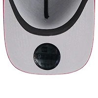 Casquette snapback A-Frame 9FIFTY noire/écarlate New Era pour jeunes San Francisco 49ers, repêchage NFL 2025