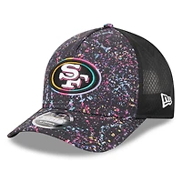 Casquette ajustable 9FORTY NFL Crucial Catch 2025 New Era noire des San Francisco 49ers pour jeunes