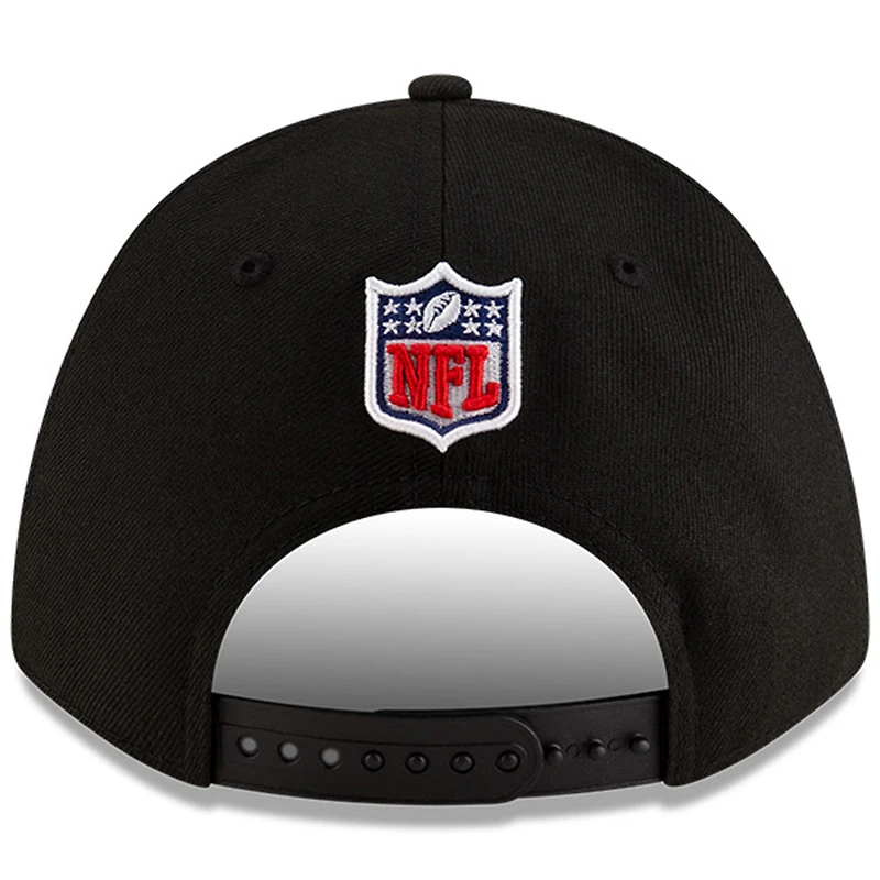 Casquette ajustable 9FORTY A-Frame noire New Era pour jeunes, collection 2025 Rivalries des San Francisco 49ers