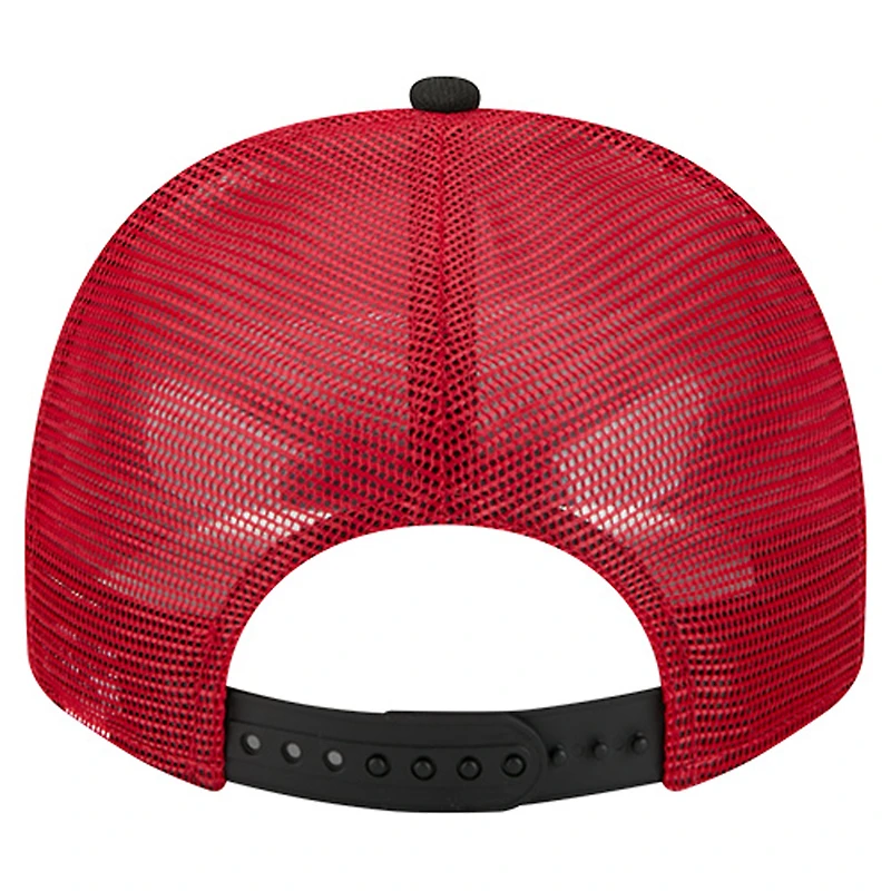 Casquette de camionneur ajustable New Era crème/écarlate San Francisco 49ers Banner 9FIFTY A-Frame pour jeune