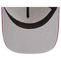 Youth New Era Cream/Scarlet San Francisco 49ers Banner 9FIFTY A-Frame Adjustable Trucker Hat