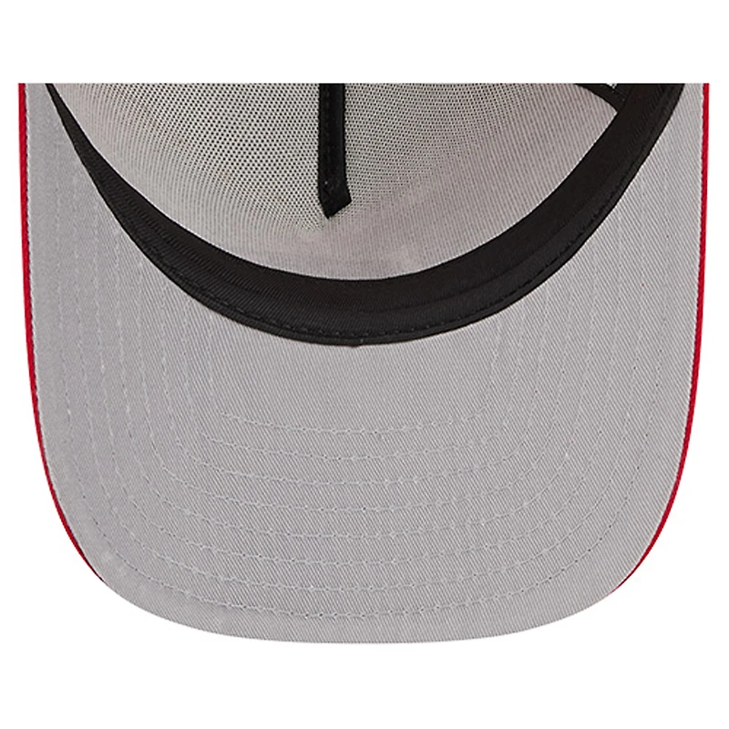 Casquette de camionneur ajustable New Era crème/écarlate San Francisco 49ers Banner 9FIFTY A-Frame pour jeune