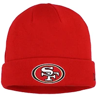 Youth New Era Scarlet San Francisco 49ers Active Reversible Cuffed Knit Hat