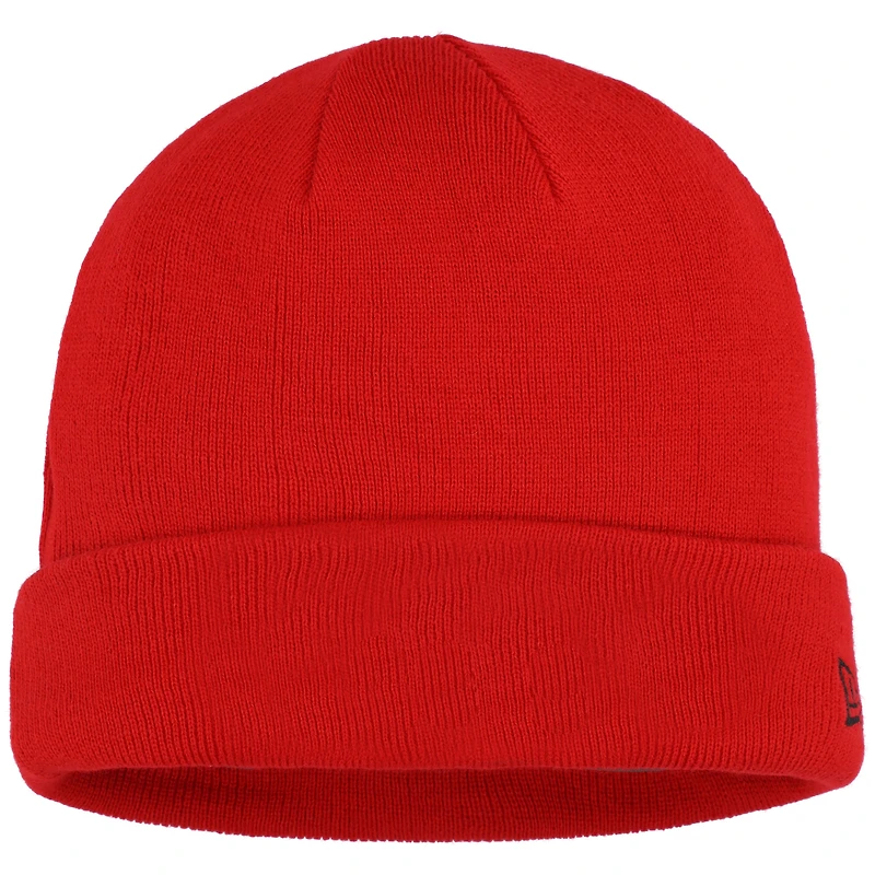 Youth New Era Scarlet San Francisco 49ers Active Reversible Cuffed Knit Hat