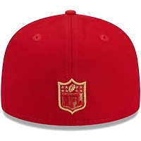 Youth New Era Scarlet San Francisco 49ers  Main 59FIFTY Fitted Hat