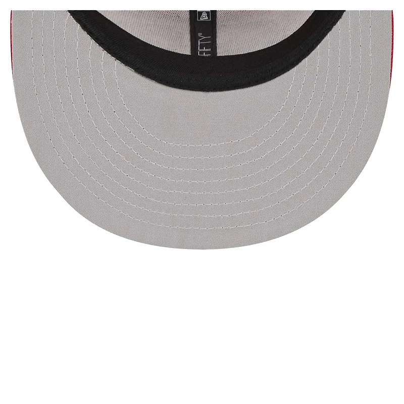 Casquette New Era Scarlet San Francisco 49ers Main Trucker 9FIFTY Snapback pour jeune
