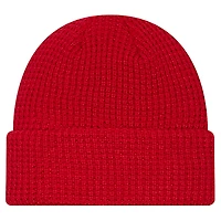 Bonnet en tricot gaufré à revers Scarlet San Francisco 49ers pour jeune New Era
