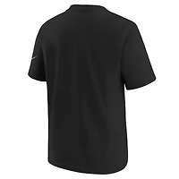 T-shirt Nike noir pour jeune San Francisco 49ers, collection Rivalries 2025
